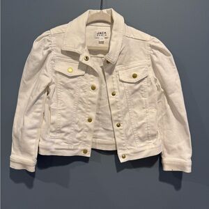 Janie & Jack white denim jacket